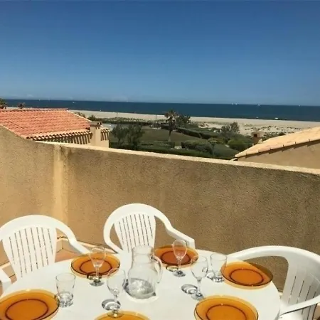 Villa Maison T2 A Port Leucate, Face A La Mer, 4 Couchages, Parking Prive, Tv, Lave-linge, Commerces A 400m - Fr-1-81-55